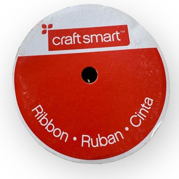 Craft Smart Ribbon Lot of 6 Spools Princess Tiara Floral Star 5/8”x3yd Pink Purp - Picture 4 of 4